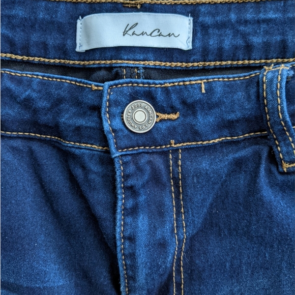KanCan Dark Wash Mid Rise Skinny Jeans XL - Picture 3 of 14